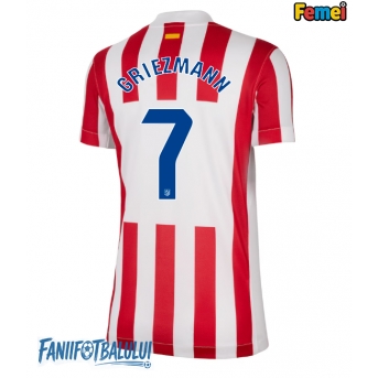 Atletico Madrid Antoine Griezmann #7 Tricou Fotbal Replică 2025-26 Femei Acasa